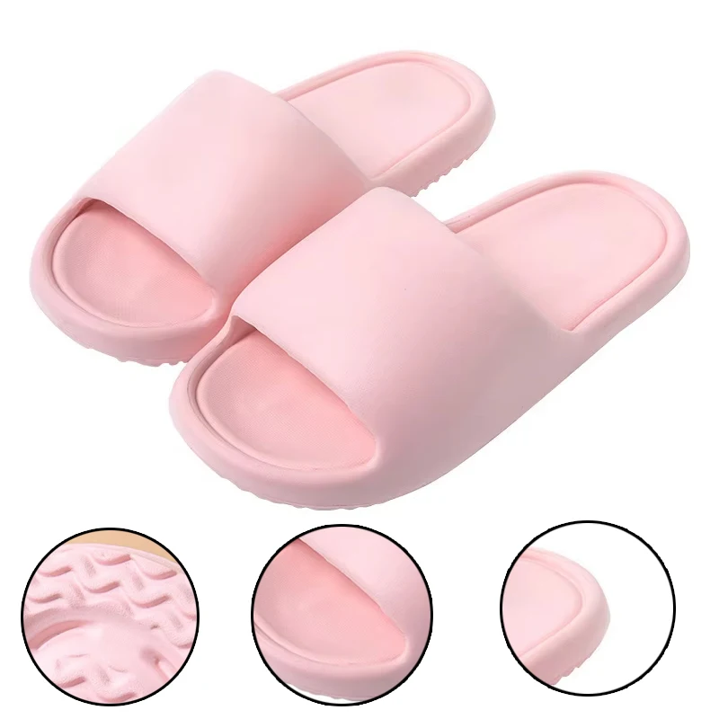 

Fashion Non-slip Slippers Women EVA Indoor Slippers Light Women House Bath Shoes Man Waterproof Sandals Slides Bathroom Zapatos
