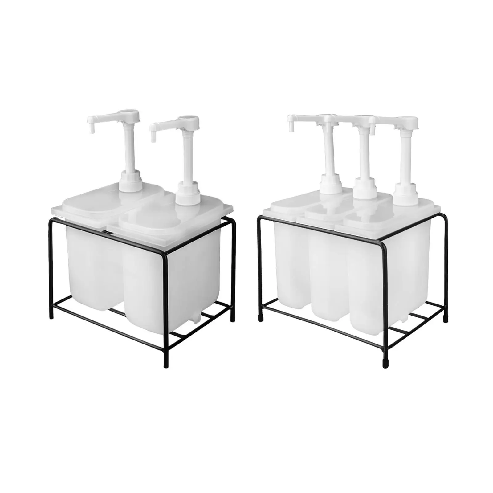 Sauce Pump Container Syrup Bottle for Bar Food Trucks Commercial Kitchens