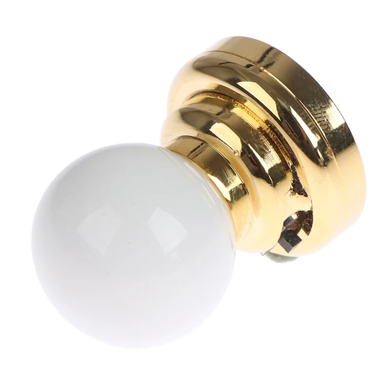 1:12 Lampada da soffitto in miniatura per casa delle bambole Lampada da parete Lampada a LED Decorazione per esterni Giocattolo