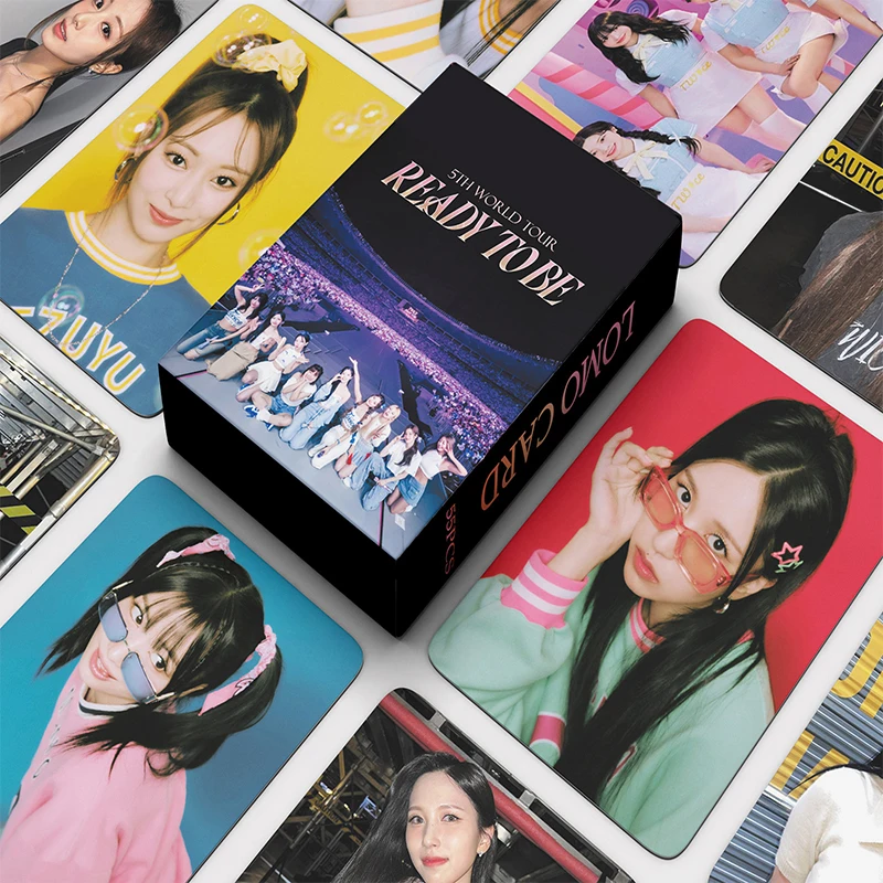 55pcs/set TWICE Photocard New Album The Feels High quality HD Photo LOMO Card Pictures Fans Gift