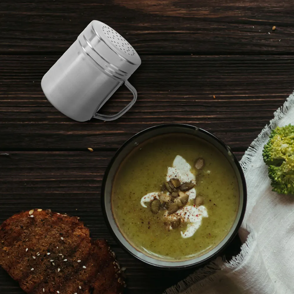 

3Pcs Stainless Steel Seasoning Jars Kitchen Salt Pepper Spice Shaker Bottles Moisture Proof Containers Seasoning Shaker