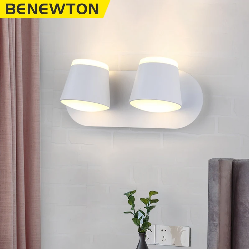 

BENEWTON Creative modern wall lamp Scandinavian LED bedside lamp 220V indoor decorative lighting bedroom study living room aisle