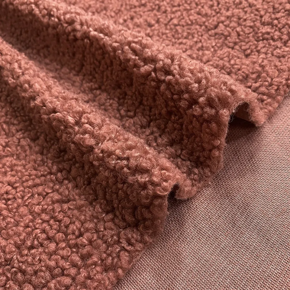 1 Piece of 150x50cm Teddy Plush New Fabric Soft Particle Plush 100% Polyester DIY Handmade Material Clothing Toy Lamb Wool Fabri - view 5