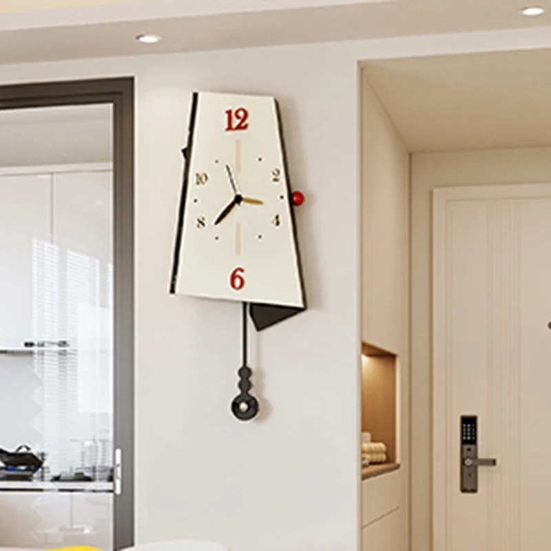 

European Wall Clocks Restaurant Large Minimalist Fashion Aesthetic Wall Watch Modern Replica Restaurant Wanduhr Home Design