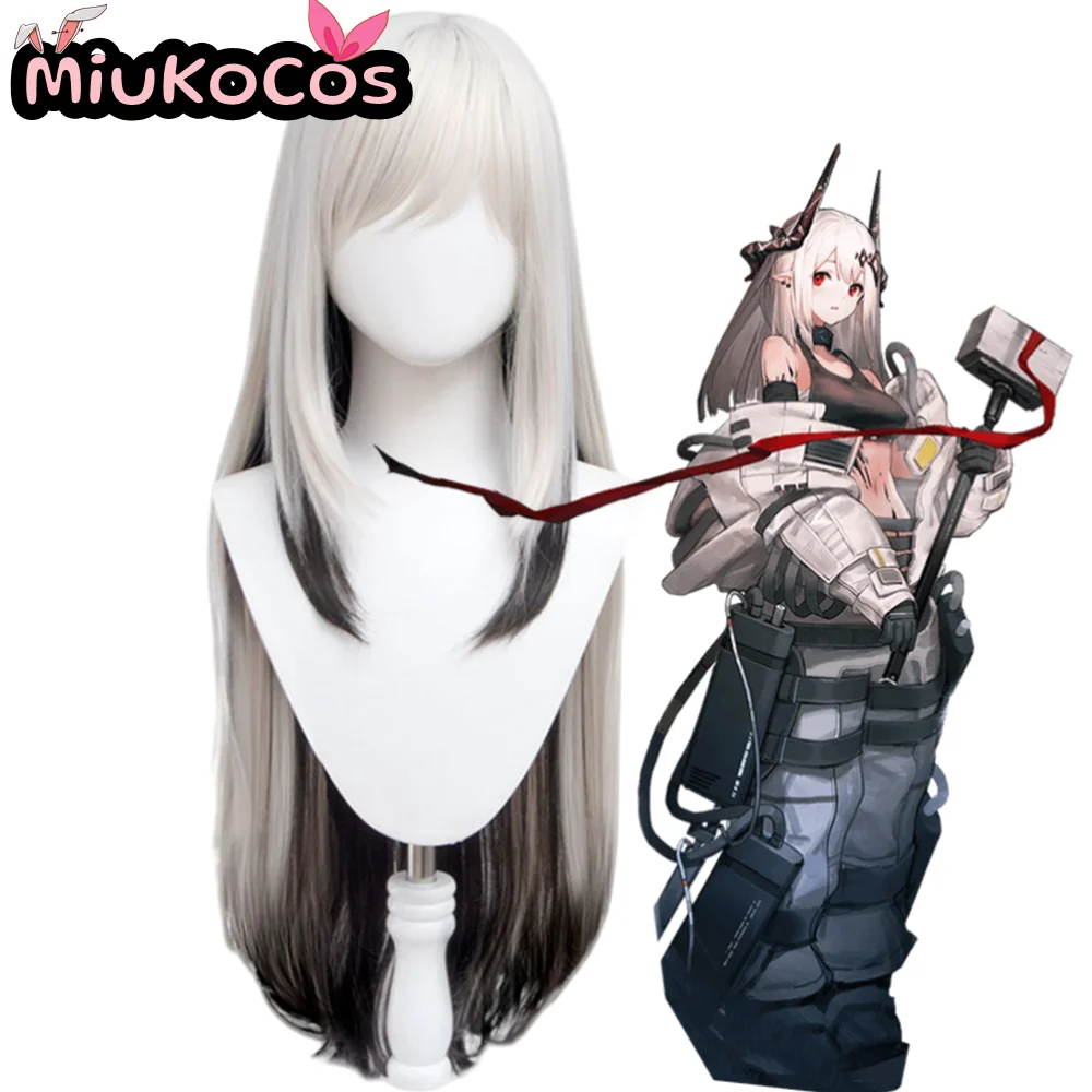 

В НАЛИЧИИ Гравий Брызговик Косплей Парик MiukoCosplay Game Arknights Косплей