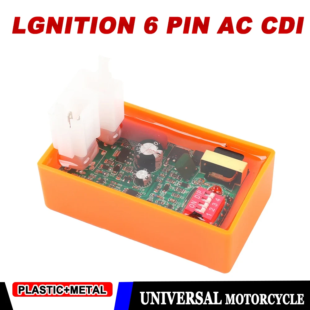 Motorcycle Modified Lgnition CDI with DIP switch CG125 AC CDI Racing WY125 cdi Speed limit4000-12000RPM FT150 RX150 XL250 CGL125