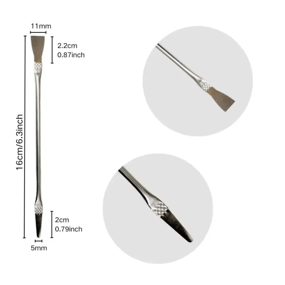 Stainless Steel CPU IC Phone Repair Tools Dual-Head Silver Glue Remover Chip Professional 8 In 1 Phone Metal Crowbar Notebook