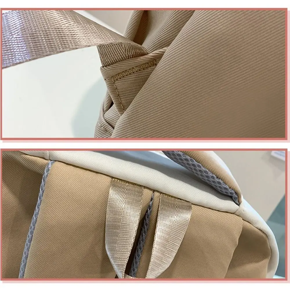 

Студенческие школьные сумки большой вместимости, водонепроницаемая сумка через плечо с несколькими карманами для девочек, легкая легкая сумка на молнии