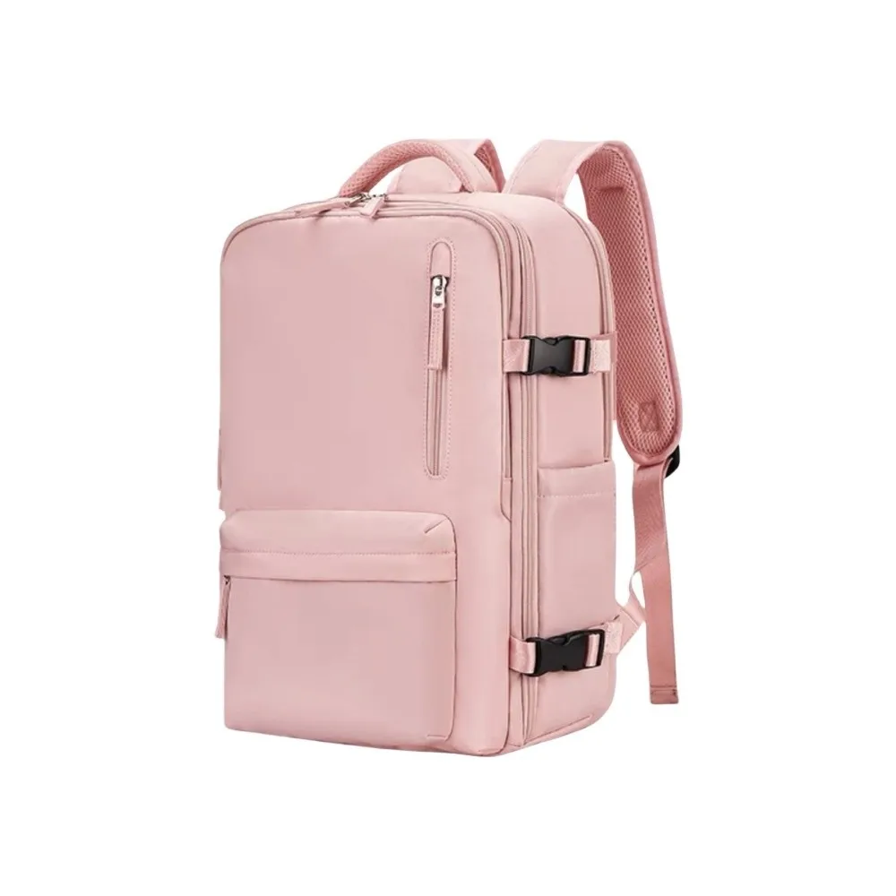 Independent Shoe Compartment Travel Luggage Backpack Sponge Back Pad External USB Charging Port Large Capacity Boarding Bag