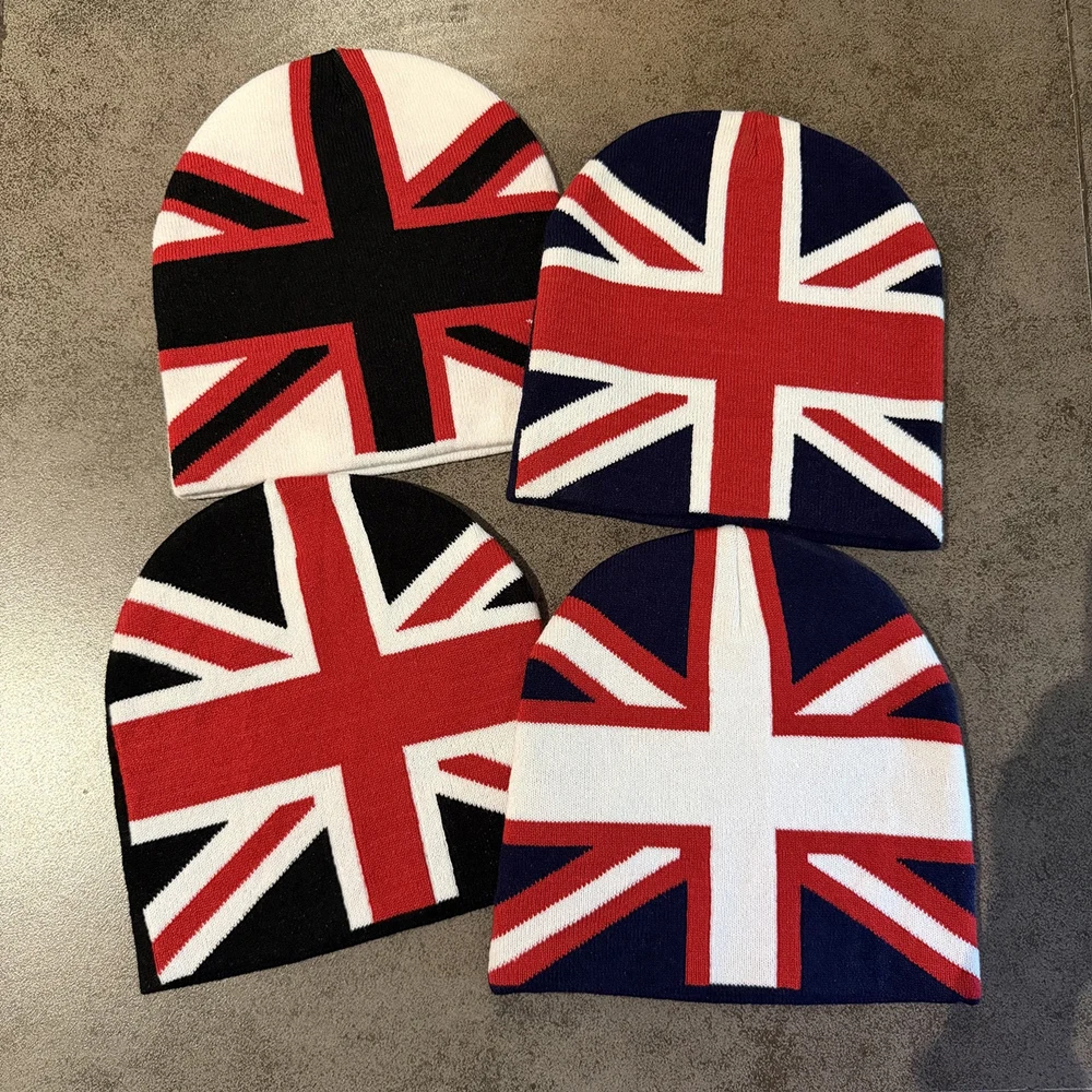 Fashion High Quality Daily Embroidery Graphic Print Stretchable Hat 100%Cotton Outdoor Cap Winter Warm Beanie Men Women