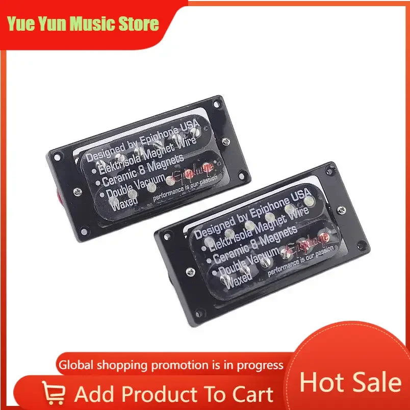 

Yue Yun Music Store--1 Set Original Electric Guitar Humbucker Pickup ( Ceramic / Alnico Magnet Bar )