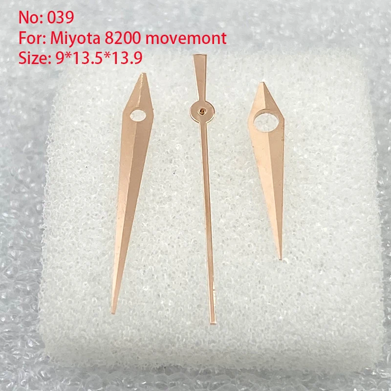 Watch Accessories Watch Hands 3 Pin Men Miyota 8200 Movement Watch Repair Parts Size 9.0mm*13.5mm*13.9mm/NO.039