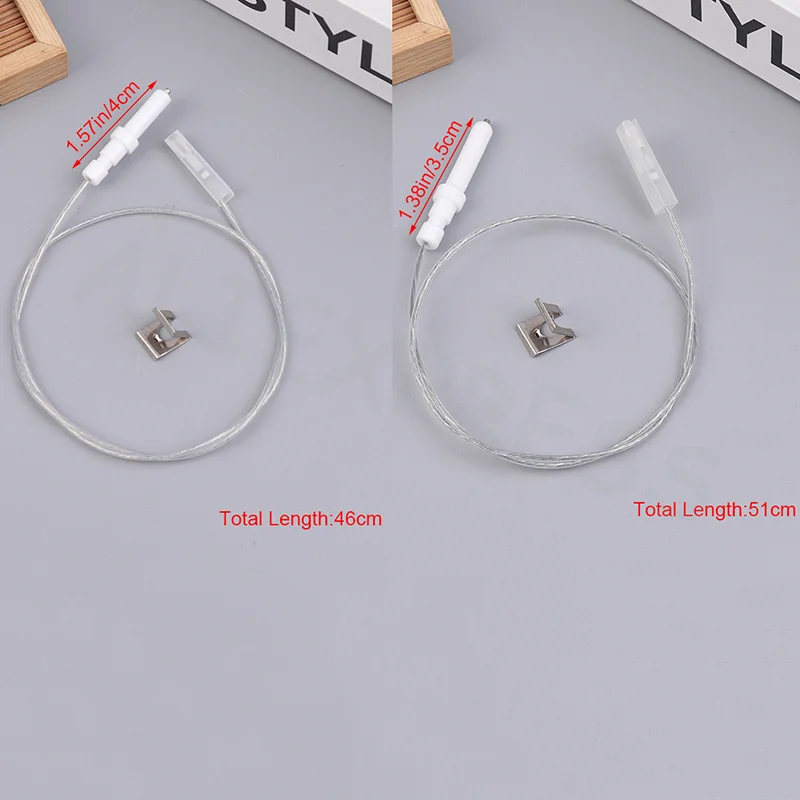 Electrode Spark Plug With Wire Ignition Ceramic Pin Ceramic Height 35mm 40mm For Gas Cooker 1Pc Gas Cooktop Stove Spare Igniter