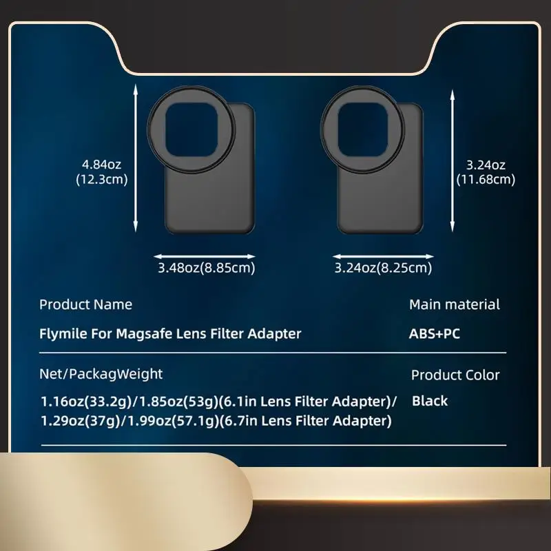 

Крепление для фильтра телефона Зажим для фильтра объектива Кронштейн для крепления фильтра телефона Дополнительная рама расширения фильтра для N36R