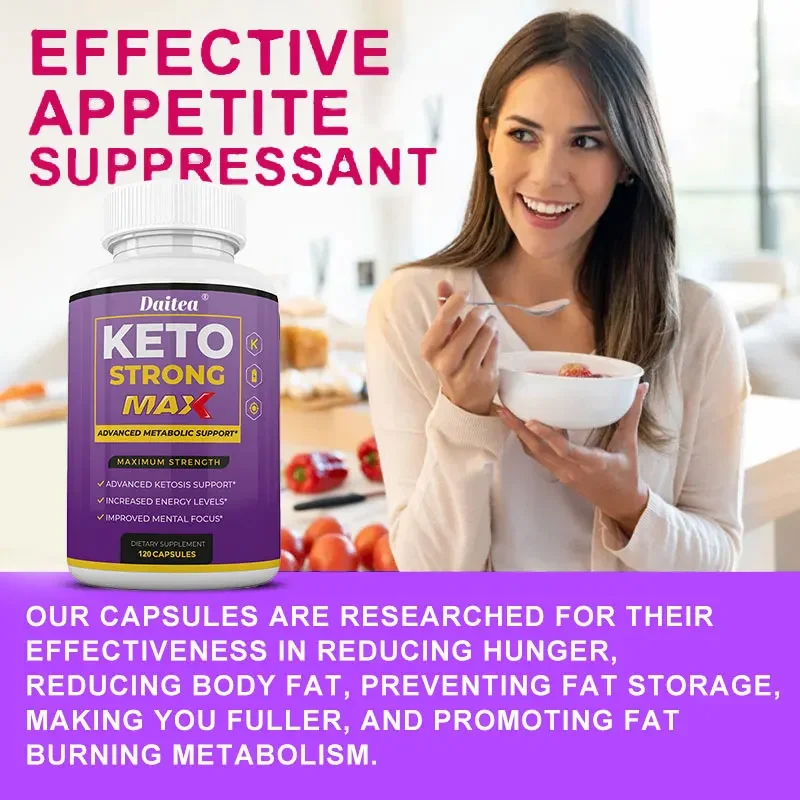 Keto Capsules - Slimming Ketogenic Weight Loss Supplements - Men & Women Fat Burning, Focus, Metabolism, Mood Improvement