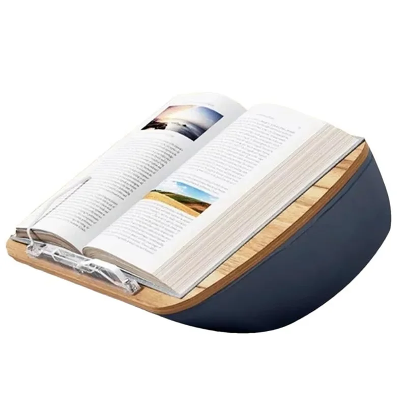 

Reading Pillow Stand Soft Foam Beanbag Reading Book Pillow Adjustable Viewing Angle Laptops Tablets Stand Cushion-A74P
