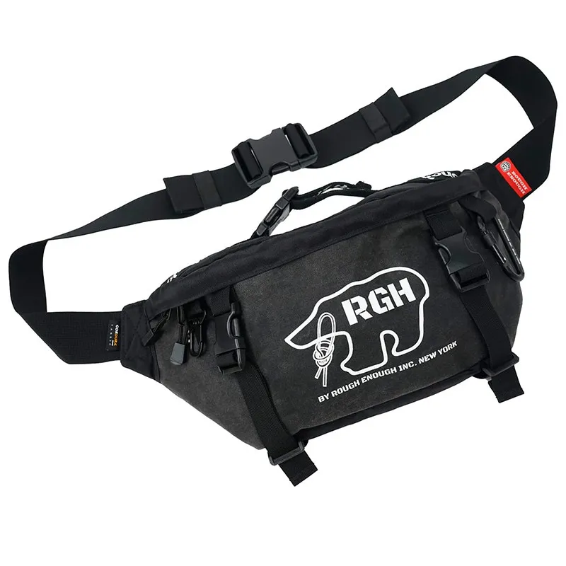 

RGH American Vintage Crossbody Bag, Waterproof Motorcycle & Cycling Chest Bag, Sport Waist Bag, Unisex Outdoor Bag