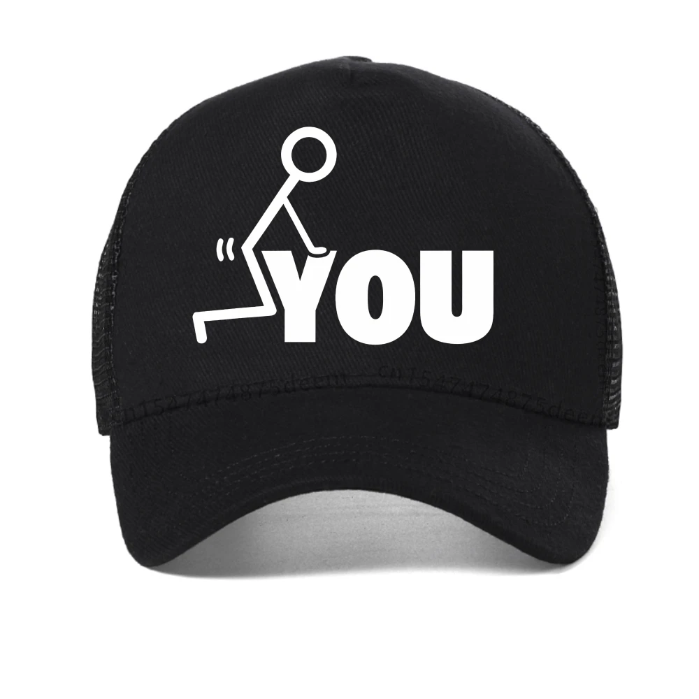 

unny YOU Stick Figure print baseball cap fashion men women casual sun Snapback hat outdoor adjustable mesh breathable caps