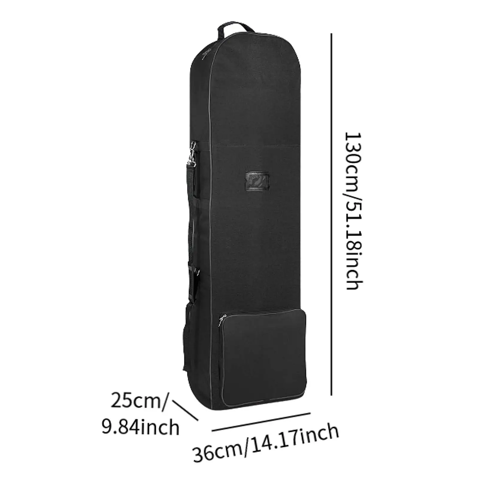 Durable Golf Travel Bag with Wheels Heavy Duty Soft Case Large Capacity for Men’s Golf Accessories and Equipment