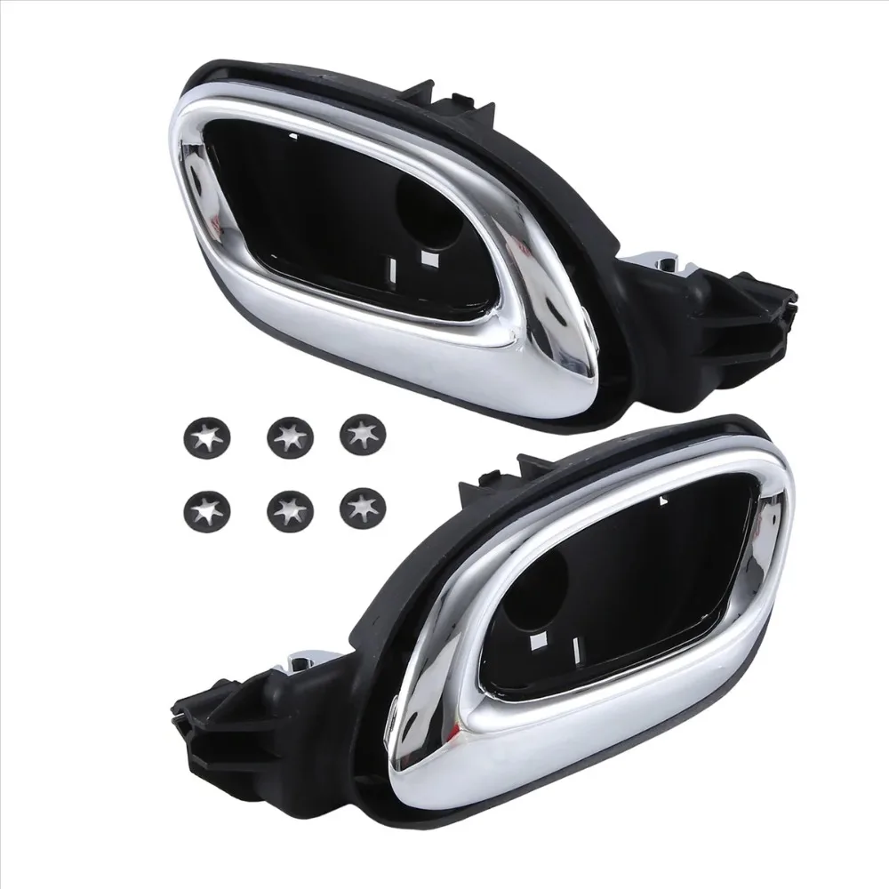 

Car Left & Right Side Chrome Door Inside Open Handle Fit for Chevy Camaro 2010-2015 20955311 20955302