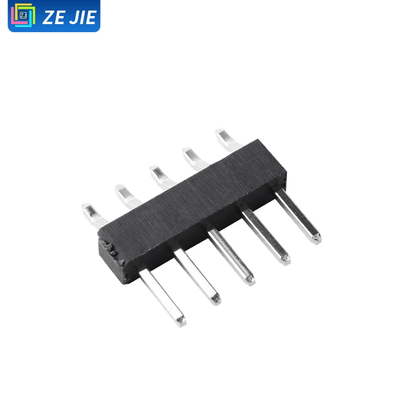 ZE JIE  2.0mm Pitch SMT Right Angle Single Row Pin Header 1×2/3/4/5/6/8-40PIN