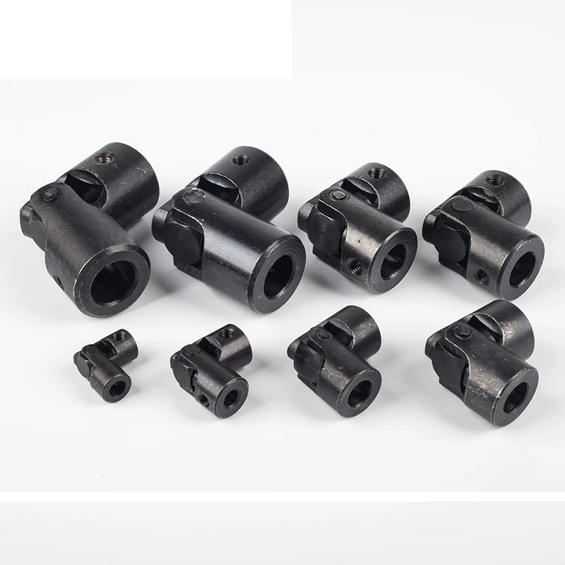 1pcs 5-35mm Hole Metal Universal Joint Boat Metal Cardan Joint Gimbal Couplings Universal Joint Connector Black Plating
