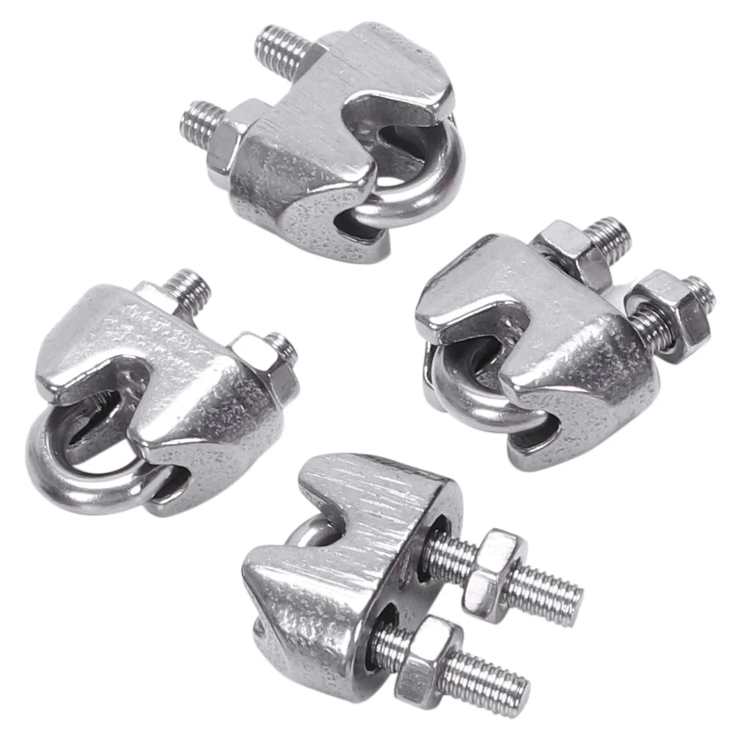 22 pces de aço inoxidável fio corda cabo braçadeira prendedor fio cabo corda apertos braçadeiras pinça, 12 pces 2mm & 10 pces 3mm-abxk