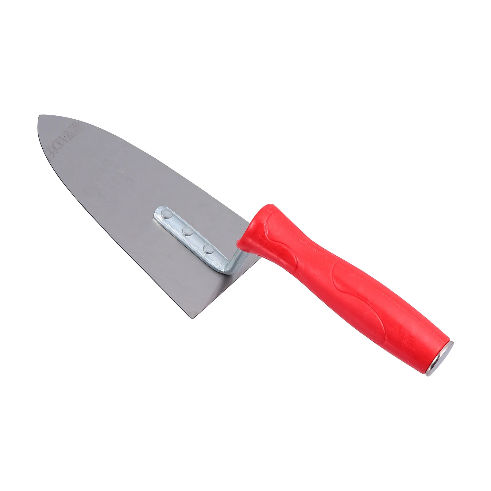 Steel Blade Concrete Trowel Bricklaying Trowel Triangular Pointed Plaster Putty Cutter Construction Spatula Durable Ergonomic