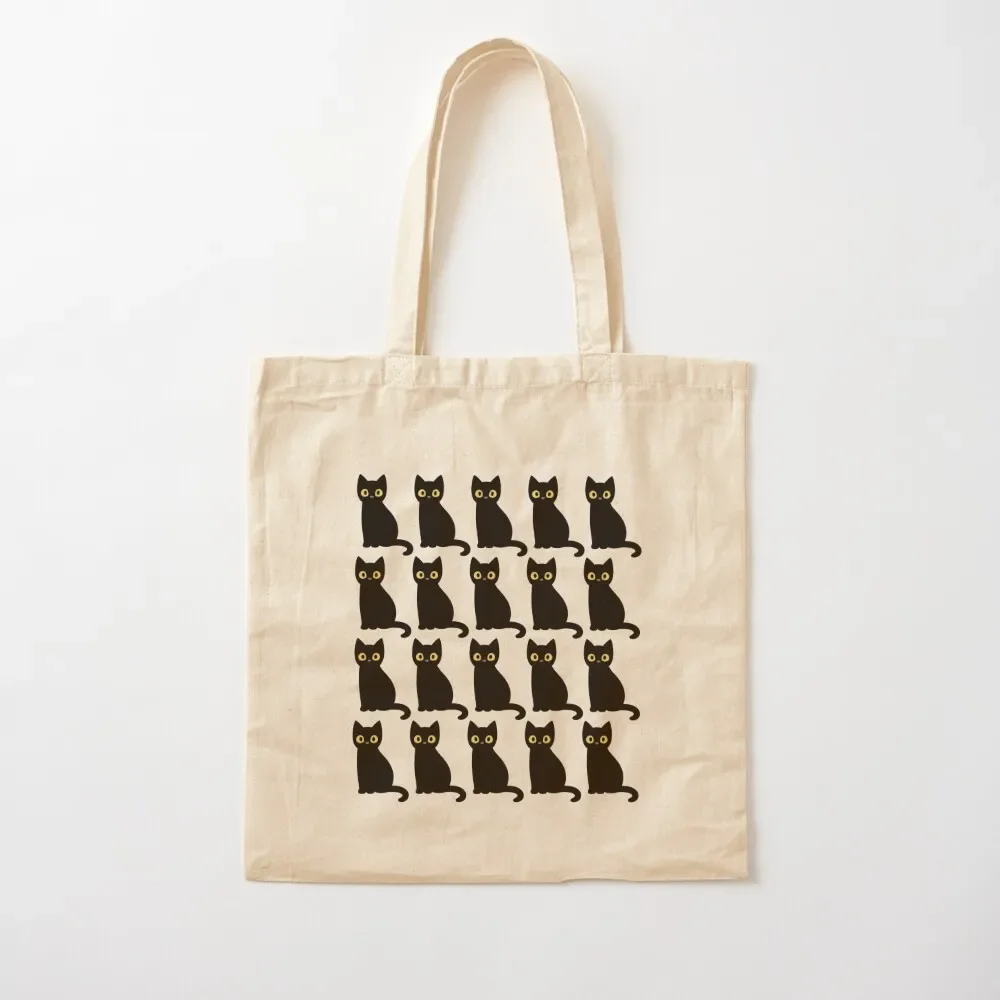 

Black Cat @instabearrrr Tote Bag Big bag Canvas stote bag Women's bags shopper bags