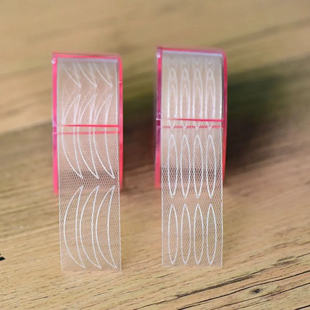 アイリフトストリップ防水メイクツールレースペーストメッシュアイステッカーまぶたテープロール二重まぶたテープレースまぶたステッカー