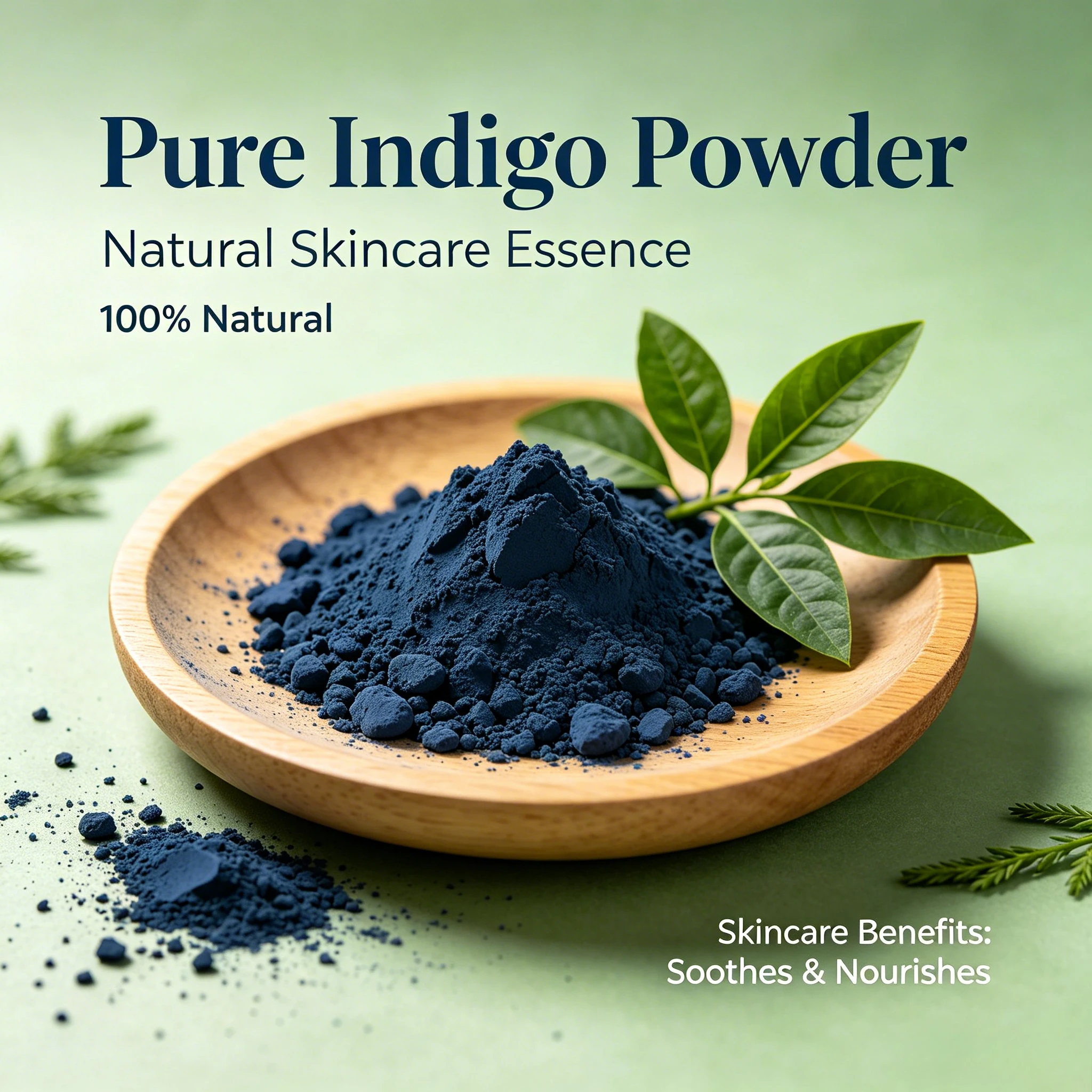Pigmento Azul Índigo en Polvo Multiusos, Suministro para Manualidades, Tinte para Jabón Artesanal, Mascarilla Facial Refinadora de Poros, Colorante Cosmético Natural