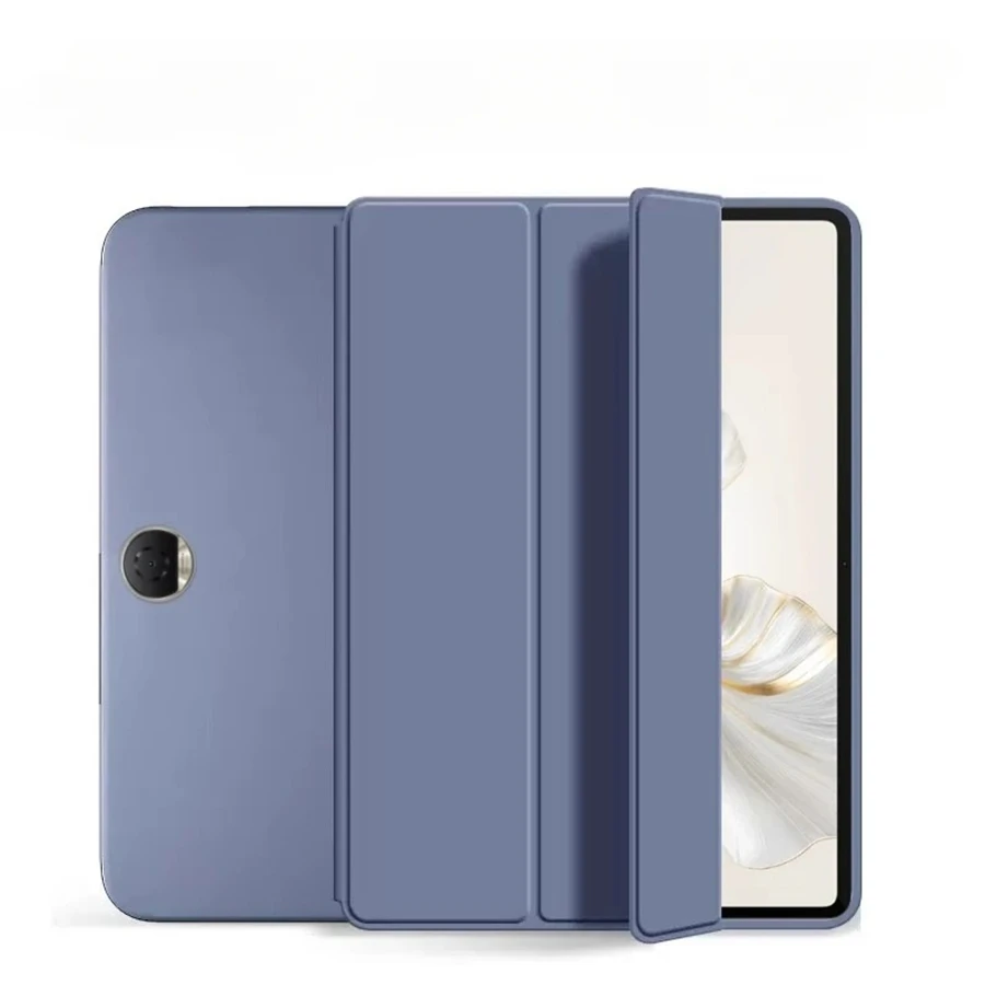 

For Huawei Honor Pad 9 Case 2024 HEY2-W09 HEY2-W19 12.1 inch Magnetic Trifold PU Leaher Soft Back Stand Tablet Cover Funda Coque