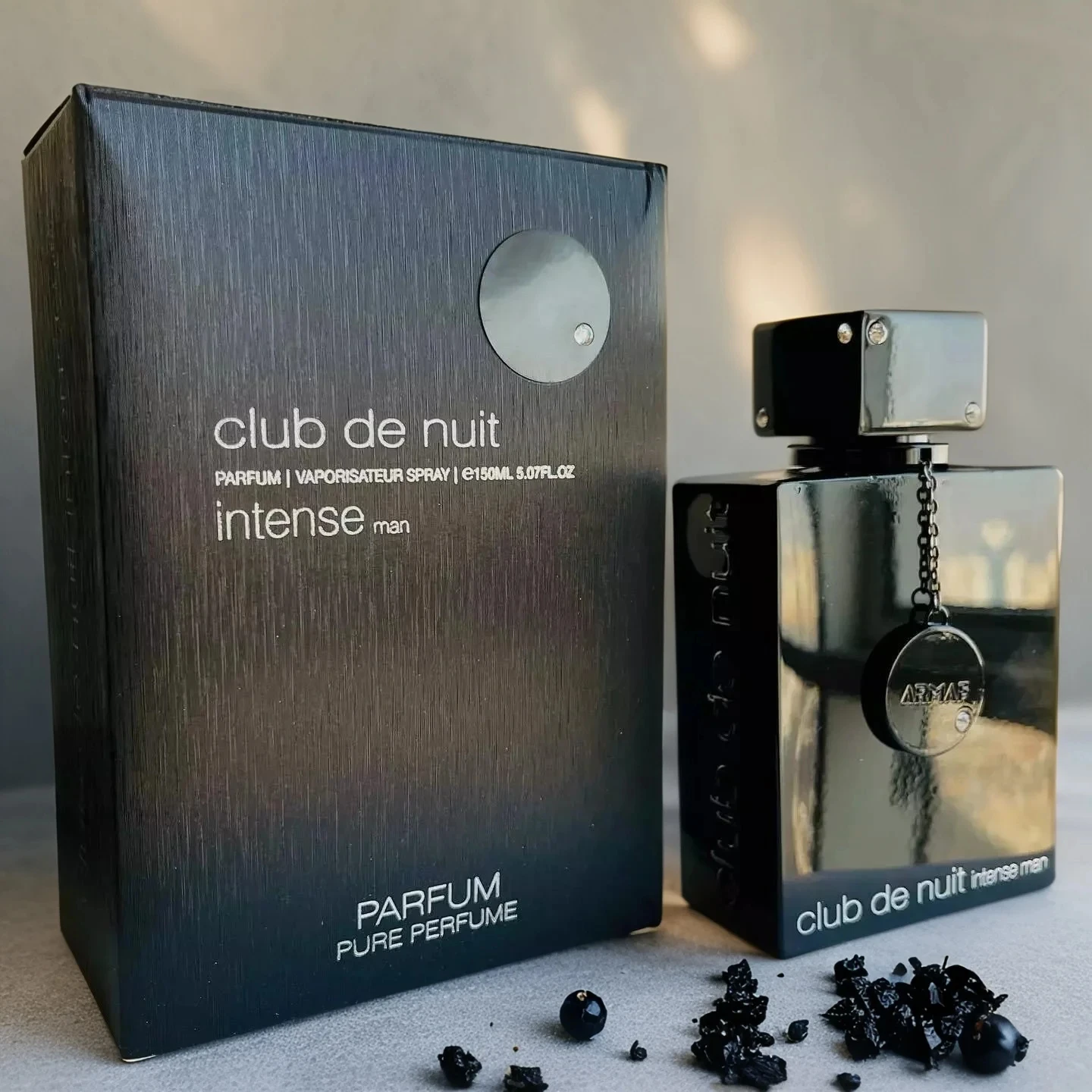 Aromaf Club de Nuit Perfume EDT Intenso para Hombre, Negro, 3.4 Fl Oz