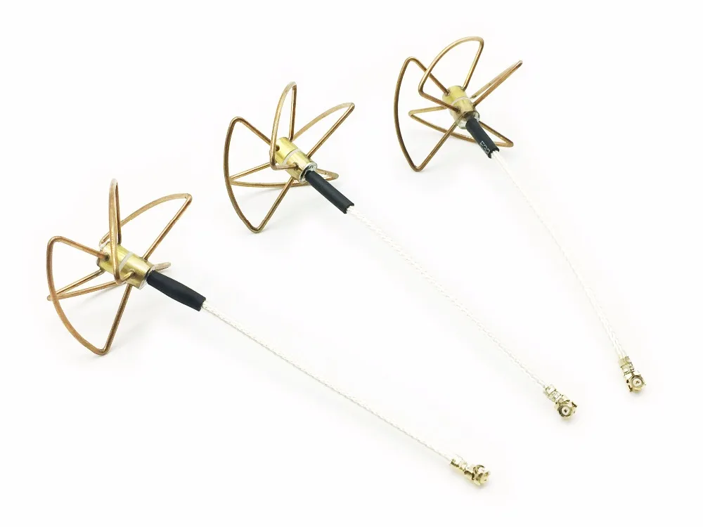 High Quality 2PCS HGLRC 7.5cm 2.5dBi-3dBi 5.8G 4-Leaf RHCP Micro Clover Antenna IPX UFL For Mini FPV VTX INNOVA VTX