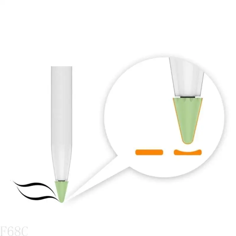 F68C สไตลัสทิปการป้องกันการสึกหรอปลอกแขนปากกาซิลิคอนปากกาสำหรับ Penci 1 2