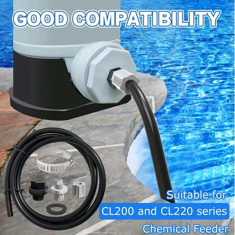 Swimming Pool Offline Chlor Feeder Connection Pack CLX220GA Connection For Hayward Pool Filter