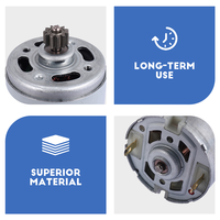 AEE3-RS550 19500 RPM DC Motor With Two-Speed 11 Teeth And High Torque Gear Box For Electric Drill/Screwdriver
