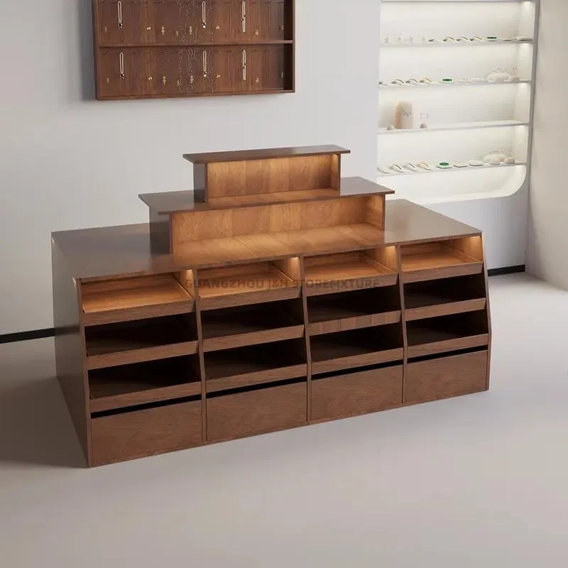 for Luxury Jewelry Display Cabinet Jewelry Counter Display Design Jewelry Store Glass Display Cabinet