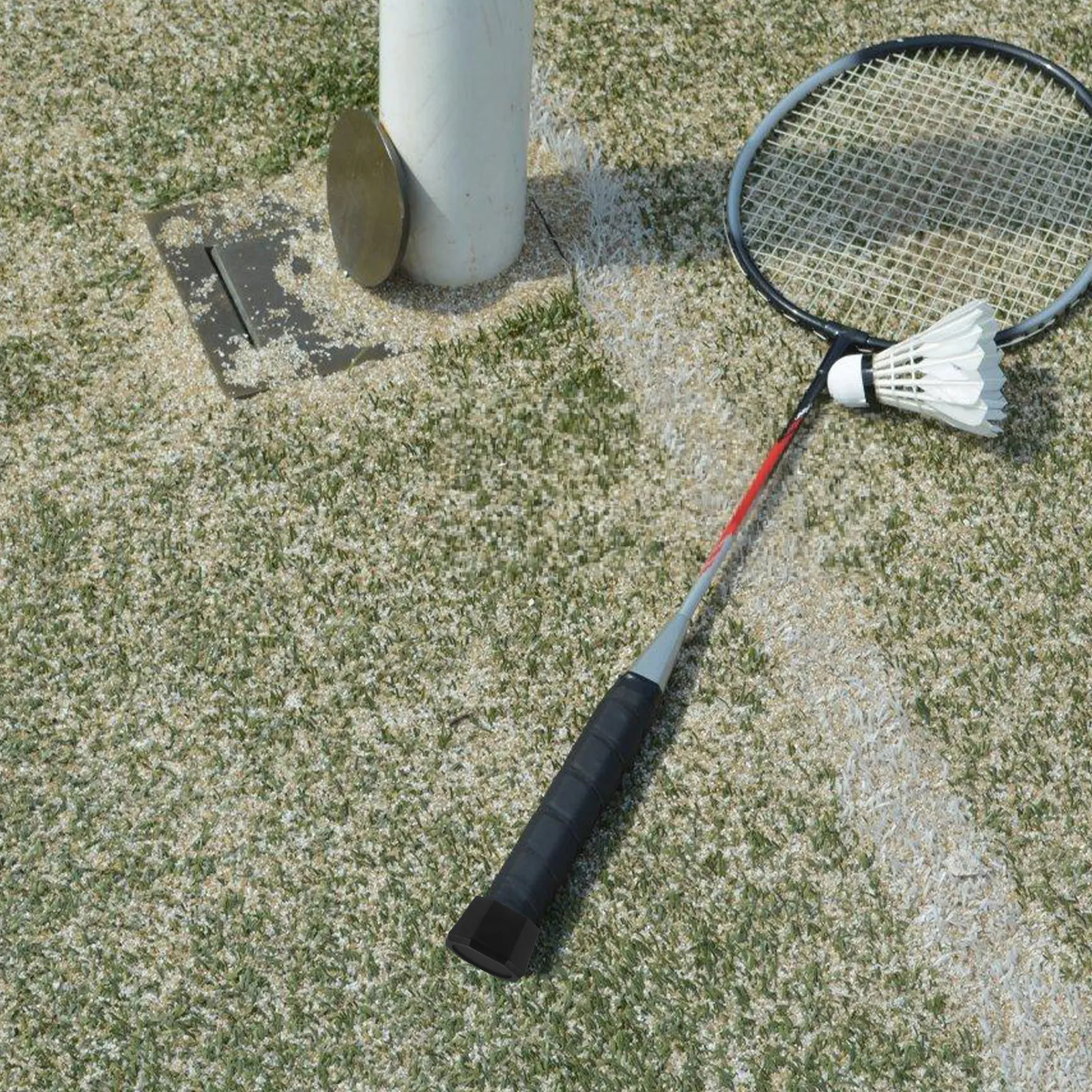 

2Pcs Tennis Racket End Cap Plastic Handle Cover Grip End Shield Butt Protector for Improved Control All