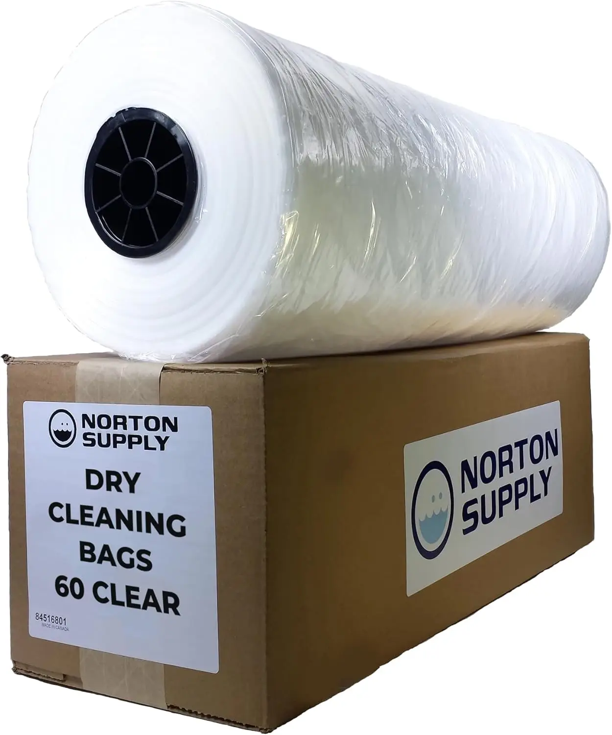 

Clear Plastic Garment Covers, 60" Long, 100 Gauge Thickness for Suit Packing, Travel & Laundry Storage