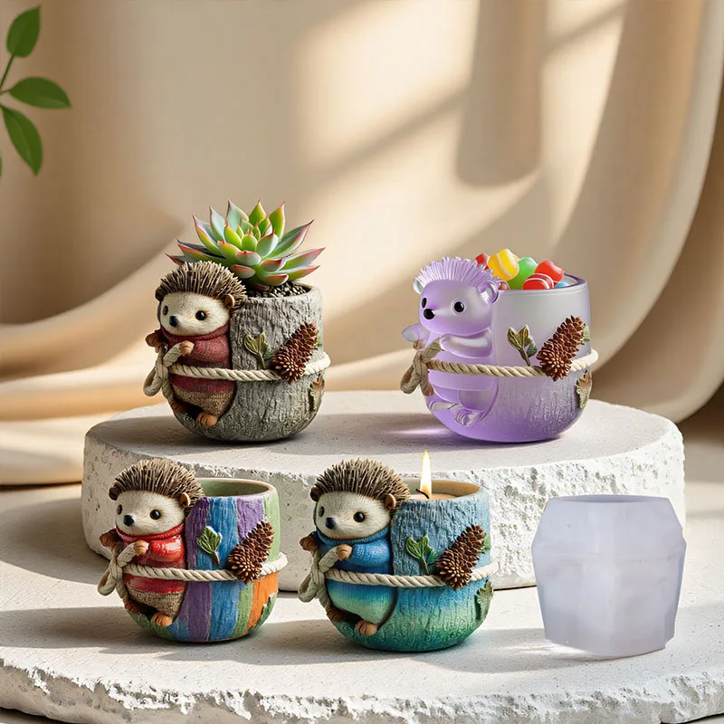 

Ежичье гнездо, аромат, цемент, гипсовая форма для чашки, сделай сам, кашпо из смолы и горшок для хранения, силиконовая форма для декора