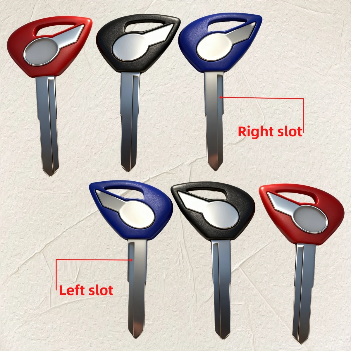 مفاتيح الدراجة النارية مفتاح فارغ غير مصقول شفرة مفتاح الدراجة النارية لياماها دراغستار V-Star DS XV1900 XVS1300 XVS950/400/650 #1