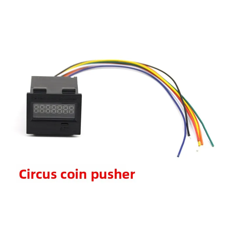High Speed Coin Counter 7 Digit Electronic Meter Universal Arcade Token Pusher Parts