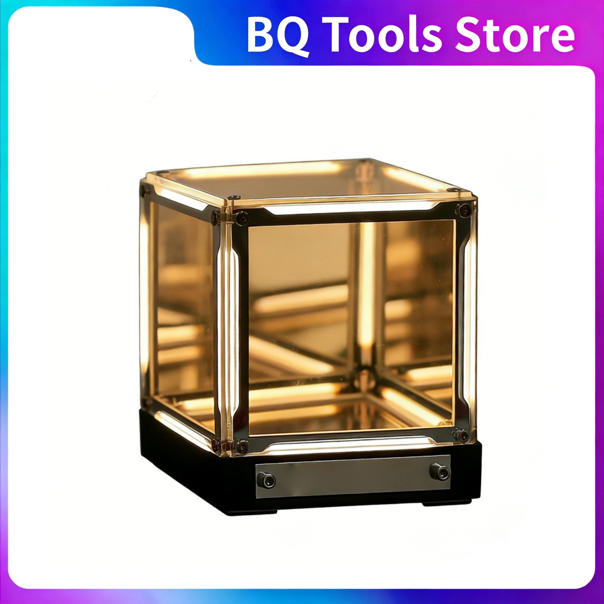 4D Mirror Table Lamp LED Light Acrylic Mood Night Light 4D Space Ambient Light Home Decoration Supplies USB C Rechargeable ﻿