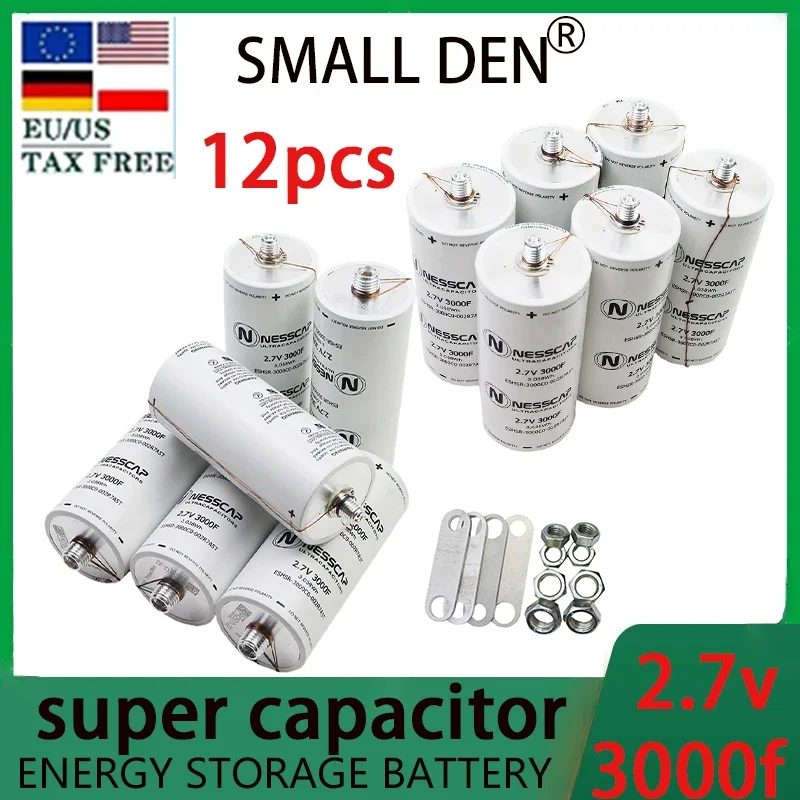 2.7V 3000F ultrszeroki kondensator moduł wysokoprądowy rozrusznik niskotemperaturowy, prostownik samochodowy, motorówka energia słoneczna wiatrowa