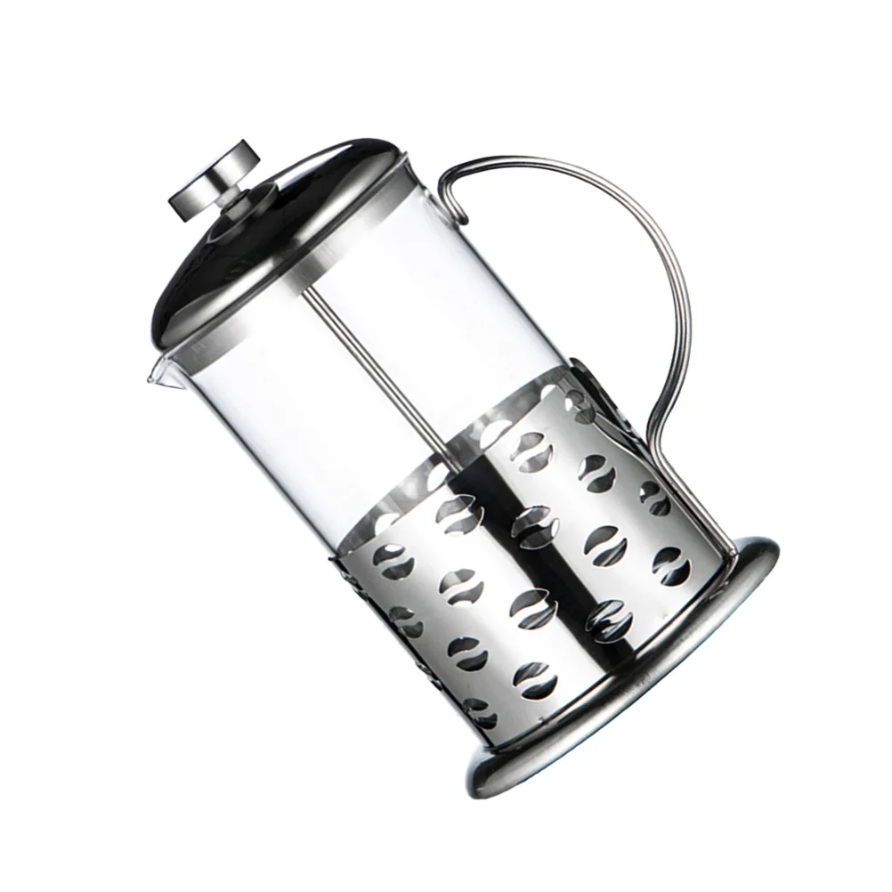 

Stainless Steel Coffee Pot Heat Resistant 1000ml Glass Kettle Explosion Proof Large Capacity Tea Coffee Juice Pitcher