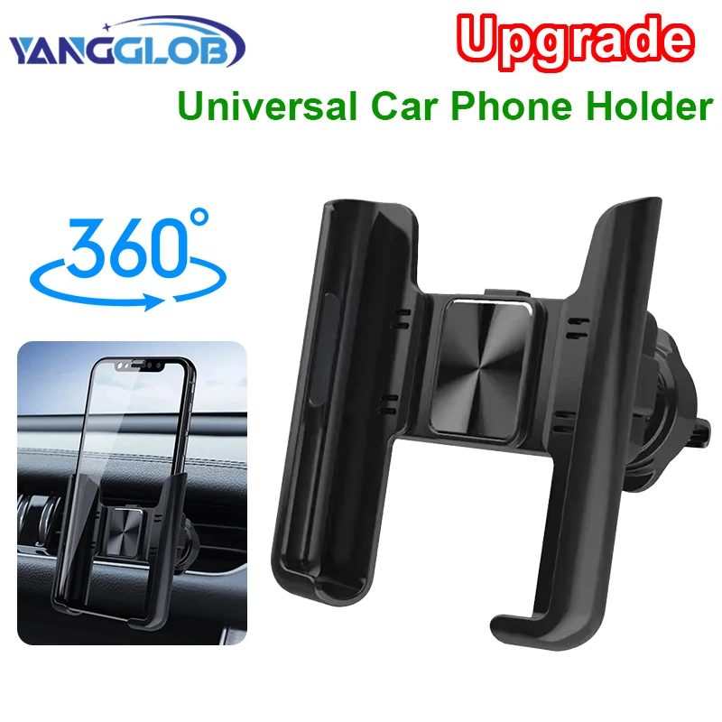 Car Phone Holder Gravity Air Vent Mount Stand Mobile Cell Phone Universal Car Bracket Support in Car for iPhone Samsung Xiaomi