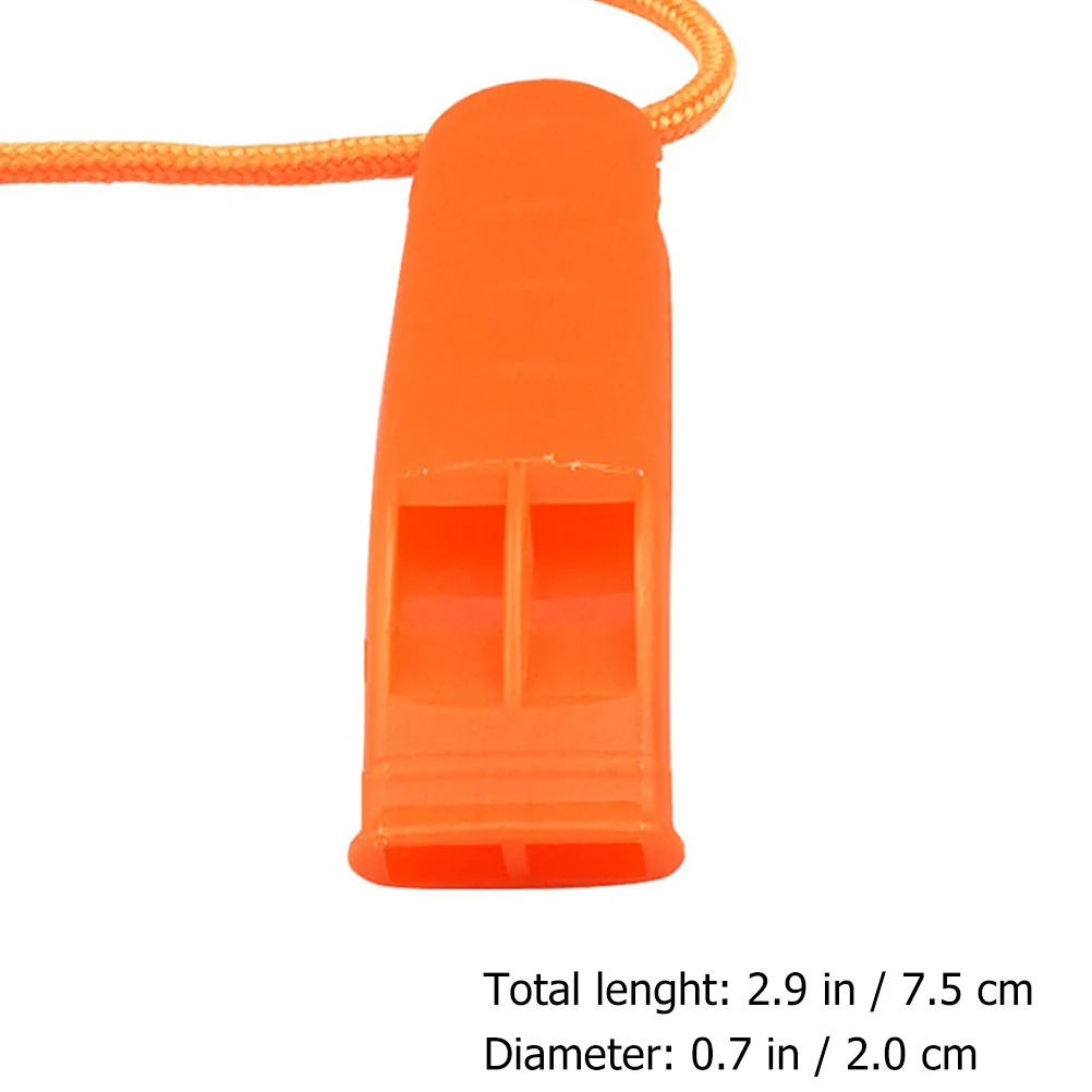 6 قطعة صافرة الطوارئ في الهواء الطلق بصوت عال هش بقاء أداة البحث المحمولة ملحقات رياضية صافرة مع اسهم #6