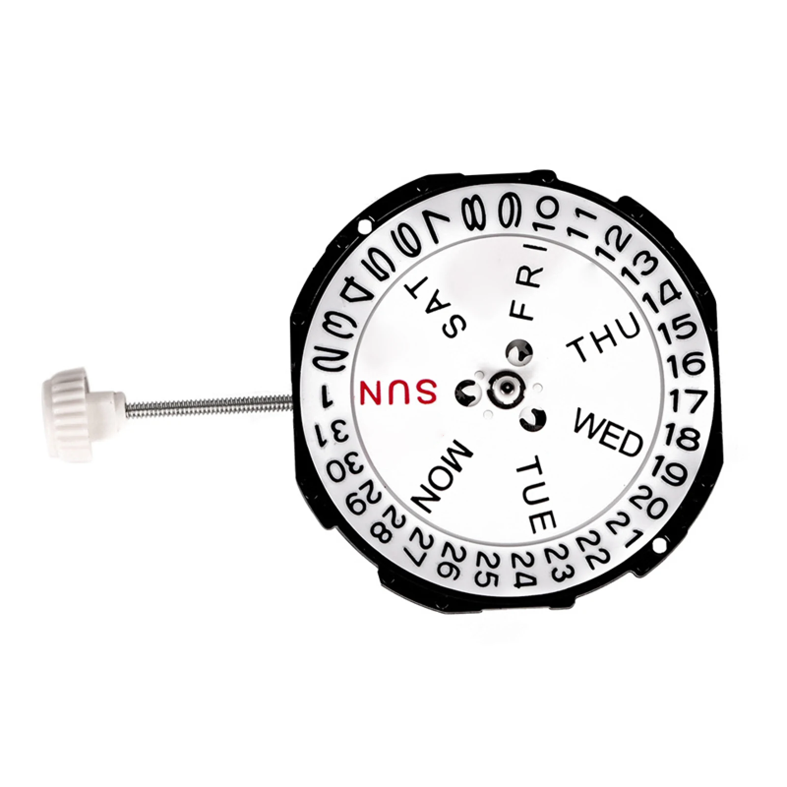 26mm Dual Calendar Day & Date @ 3 Replacement Quartz Watch Movement for SL28 watchmakers and watch repairing workers