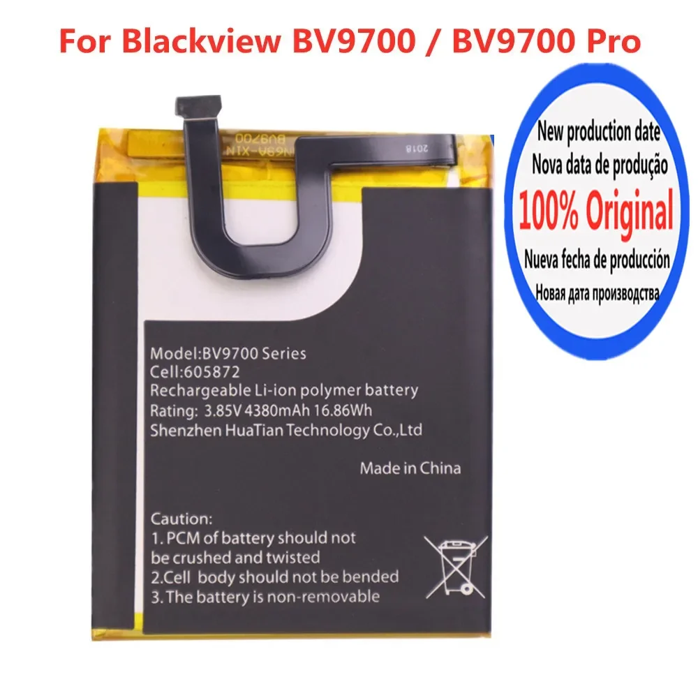 

New 4380mAh Original BV9700 Battery For Blackview BV9700 & BV9700 PRO BV9700Pro Phone Replacement Batteries Fast Shipping